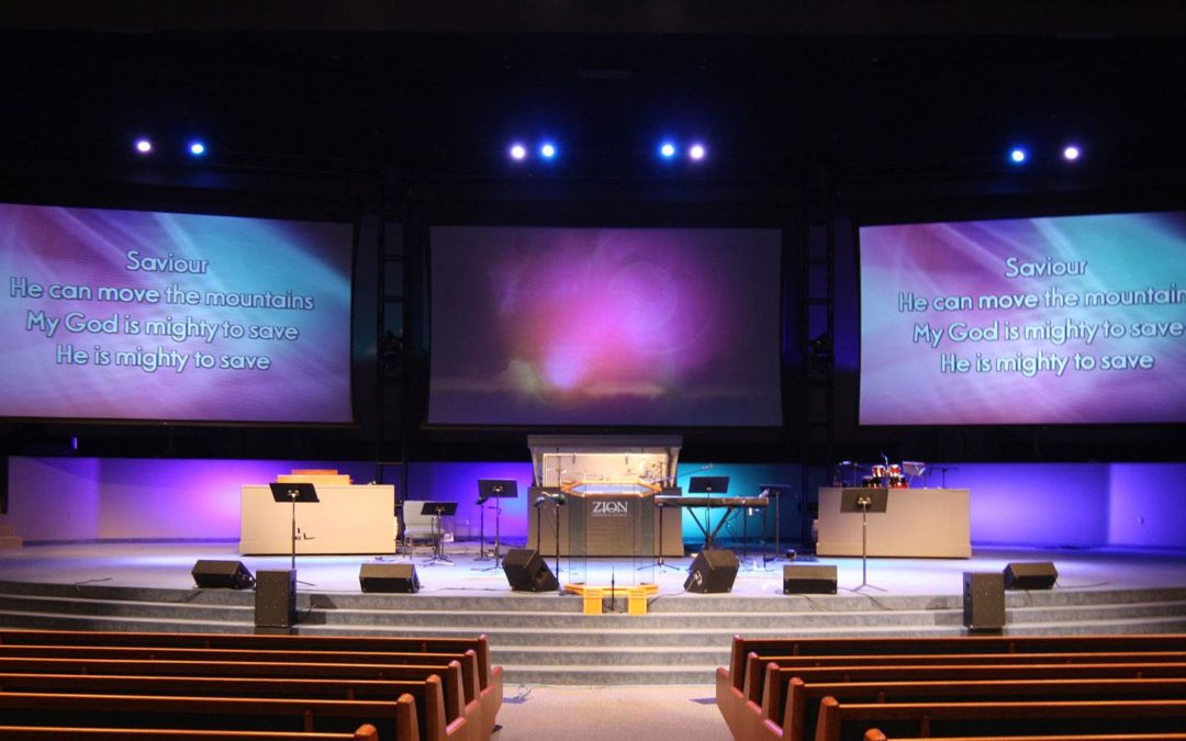 Zion Church Projection & Lighting Upgrade